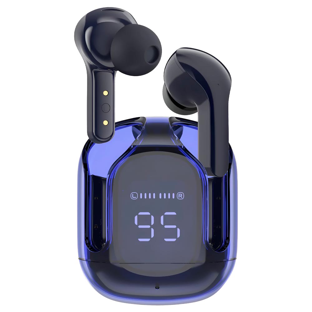 Fone de Ouvido Acefast T6/AT6 Crystal TWS Earbuds / Bluetooth - Sapphire Azul