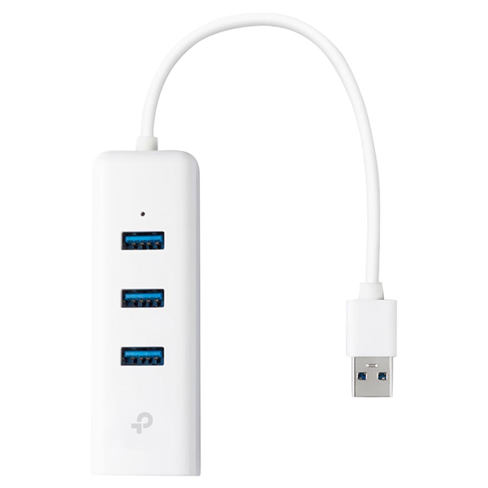 Hub USB 3.0 Tp-link UE330 3 Portas / Ethernet Gigabit RJ-45
