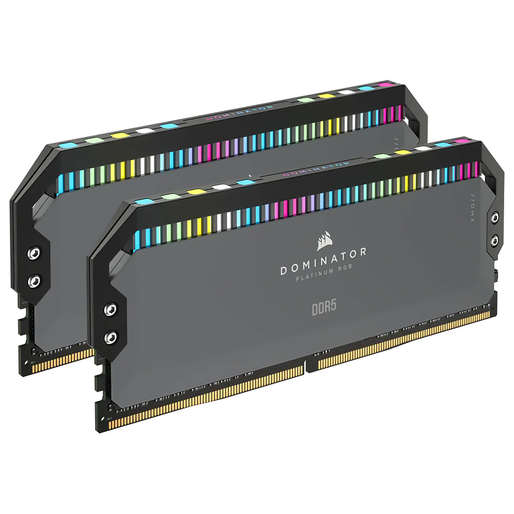 Memória RAM Corsair Dominator Platinum DDR5 (2x32GB) 5600Hz RGB - CMT64GX5M2B5600Z40K