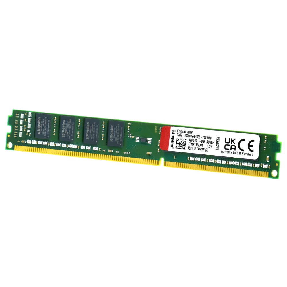 Memória RAM Kingston DDR3 8GB 1600MHz - KVR16N11/8WP