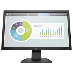 Monitor HP P204V 19.5" HD LED / 5Ms - Preto