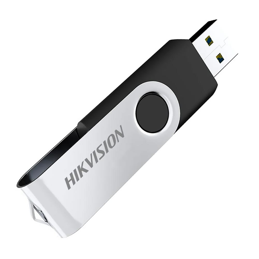 Pendrive Hikvision M200S 32GB USB 3.0 - Preto / Prata (HS-USB-M200S)