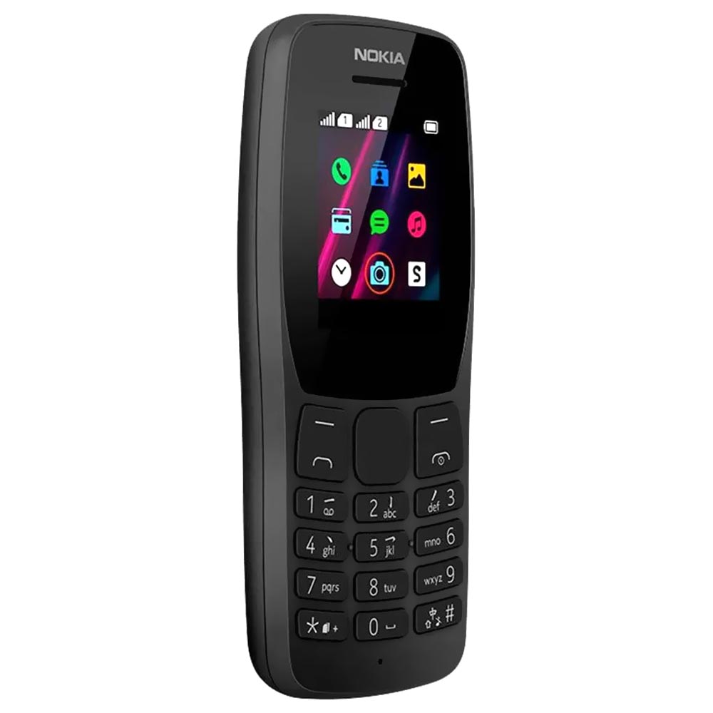 Celular Nokia 110 TA-1319 Tela 1.77" / Dual Sim - Preto  