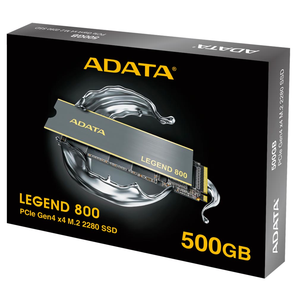 SSD ADATA M.2 500GB Legend 800 NVMe - ALEG-800-500GCS