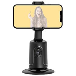 Estabilizador Gimbal Ecopower EP-T203 Escritório Auto Face Tracking 360° - Preto