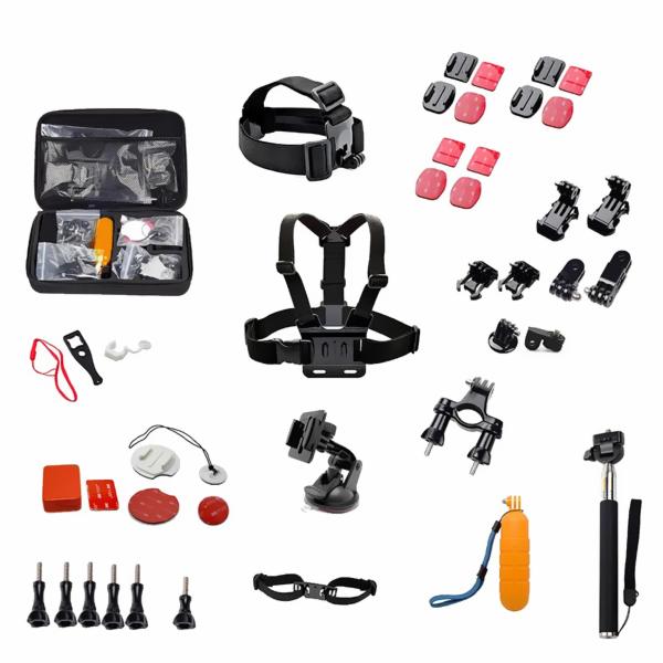 Kit de Acessórios para Câmera Quanta QTSCA601 Sport - 11 Peças