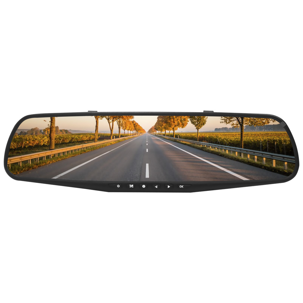 Câmera para Carro Satellite A-DVR054 Retrovisor FHD / 1080P - Preto