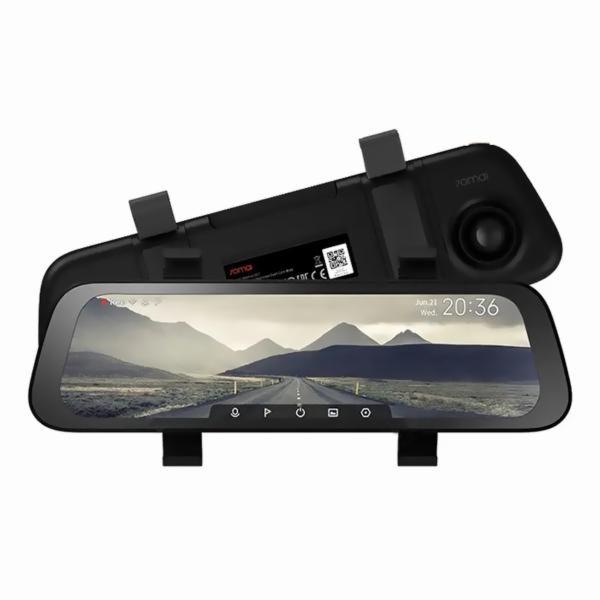 CAMERA PARA CARRO XIAOMI 70MAI D04 REARVIEW DASH CAM PRETO no Paraguai