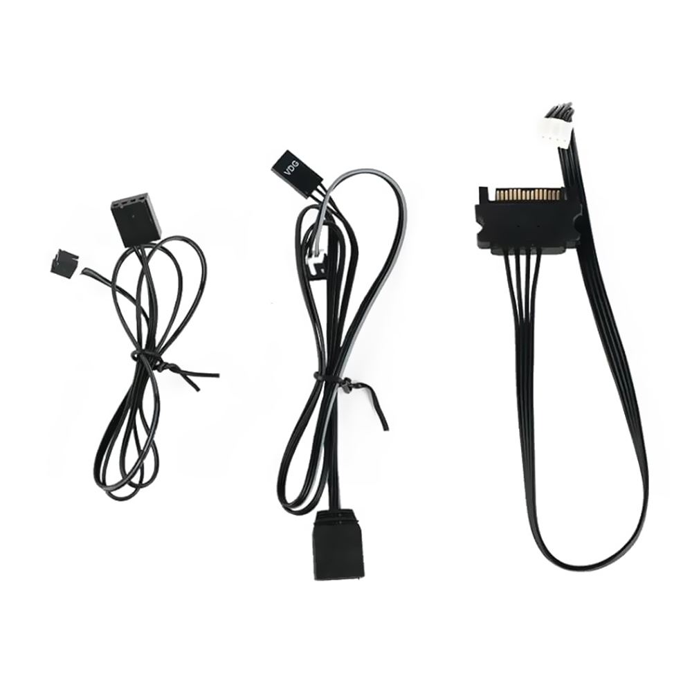 Controlador para Cooler Satellite ACB-72 PWM 5V-12V / ARGB - Branco