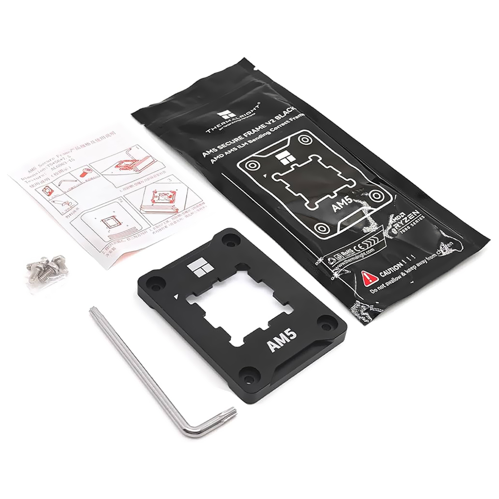 Moldura de Contato para Processador Thermalright Secure Frame V2 AM5 - Preto