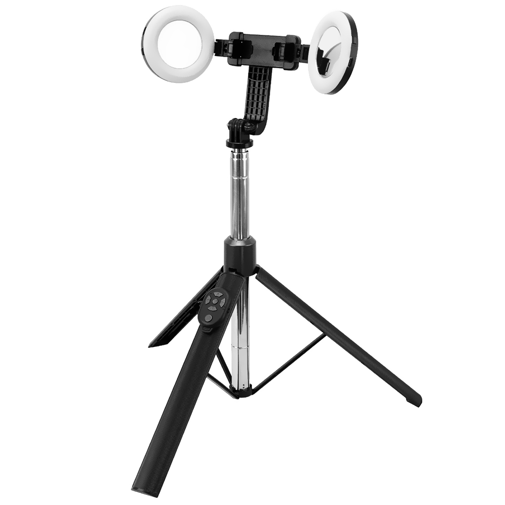 Bastão de Selfie Satellite A-RM18D Stick Bluetooth - Preto