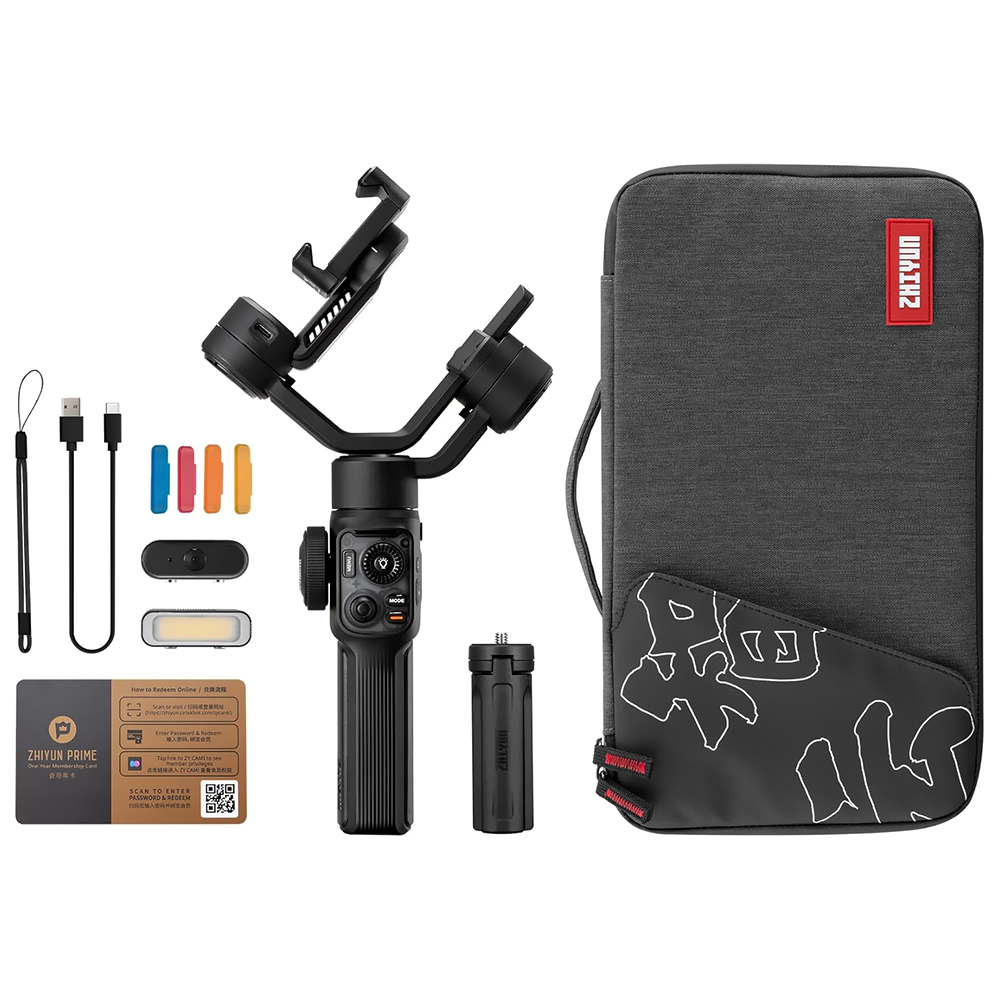 Gimbal Zhiyun Smooth 5S AI Pro SM120 Combo - Preto