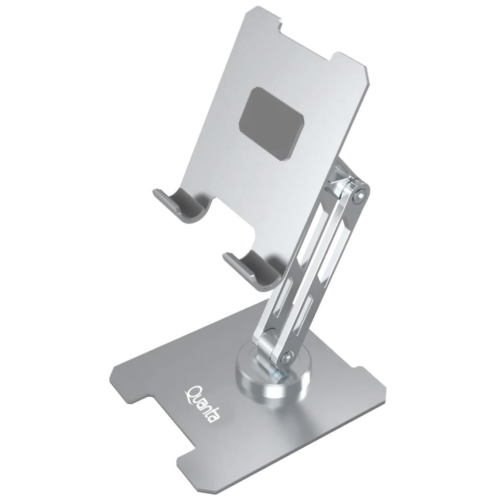 SUPORTE P/ CELULAR E TABLET QUANTA QTSMA20 MESA PRATA