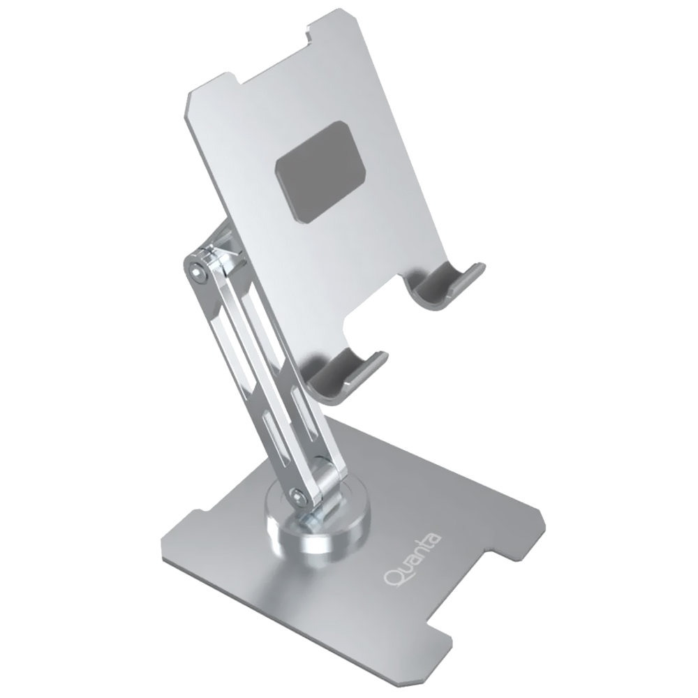 SUPORTE P/ CELULAR E TABLET QUANTA QTSMA20 MESA PRATA