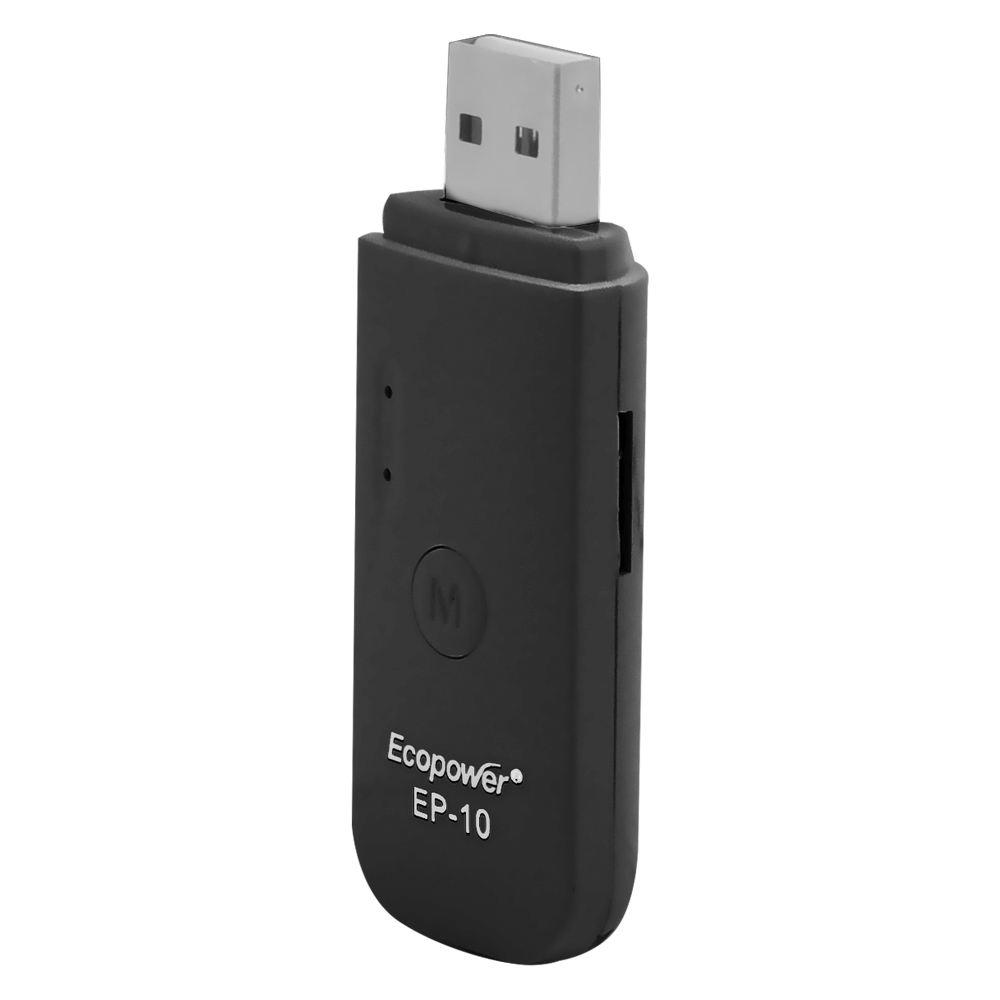 Adaptador Receiver de Áudio Bluetooth Ecopower EP-10 - Preto