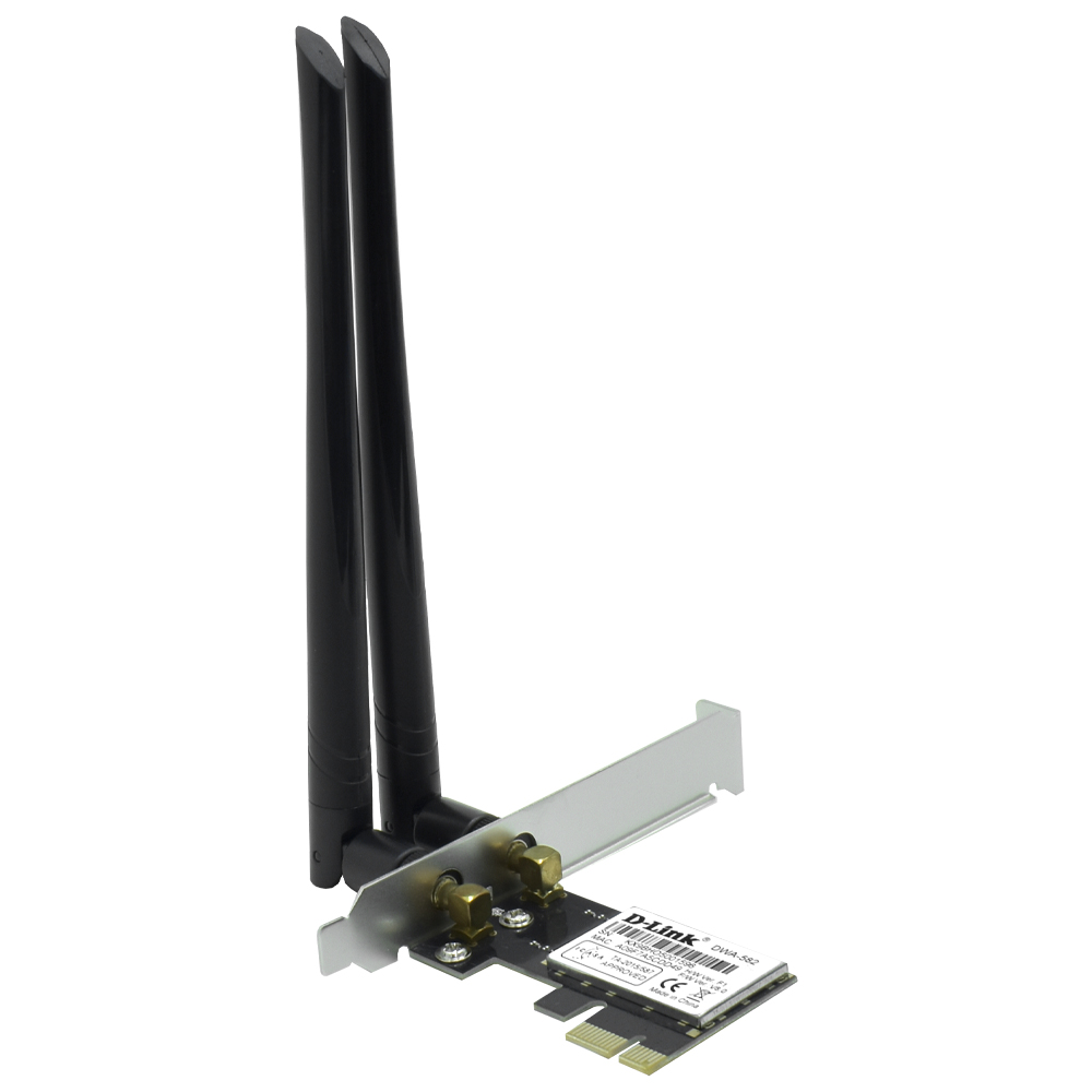 Adaptador Wifi D-Link DWA-582 PCI Express AC1200 / 1200Mbps