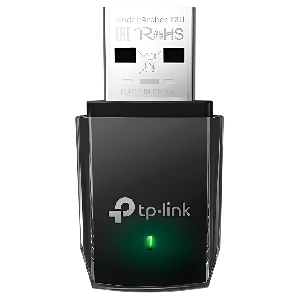 Adaptador Wifi Tp-Link Archer T3U Mini Mu-Mimo USB Dual Band /  2.4GHz / 5GHz - 1300Mbps