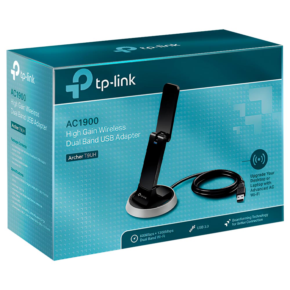 Adaptador Wifi Tp-Link Archer T9UH AC1900 Dual Band / V2.0