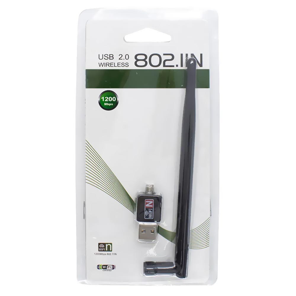 Adaptador Wifi USB 802.IIN WIFI - 120Mbps