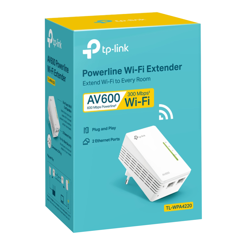 Repetidor de Sinal WIFI TL-WPA4220 Powerline AV600