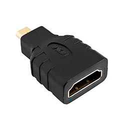 Adaptador Conector HDMI Fêmea / Micro HDMI Macho Adaptador Conector HDMI Fêmea / Micro HDMI Macho