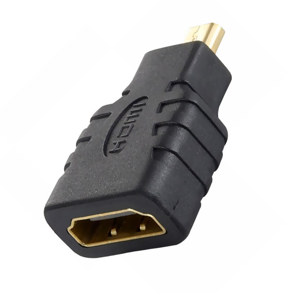 Adaptador Conector HDMI Fêmea / Micro HDMI Macho