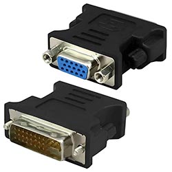 Adaptador Conversor Dual Link DVI-I 24 + 5 / VGA - Preto Adaptador Conversor Dual Link DVI-I 24 + 5 / VGA - Preto