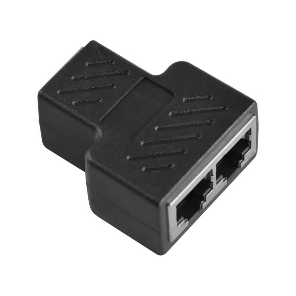 Adaptador Extender / 2 RJ45 - Preto