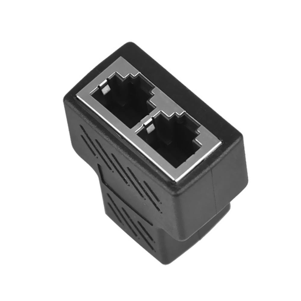 Adaptador Extender / 2 RJ45 - Preto