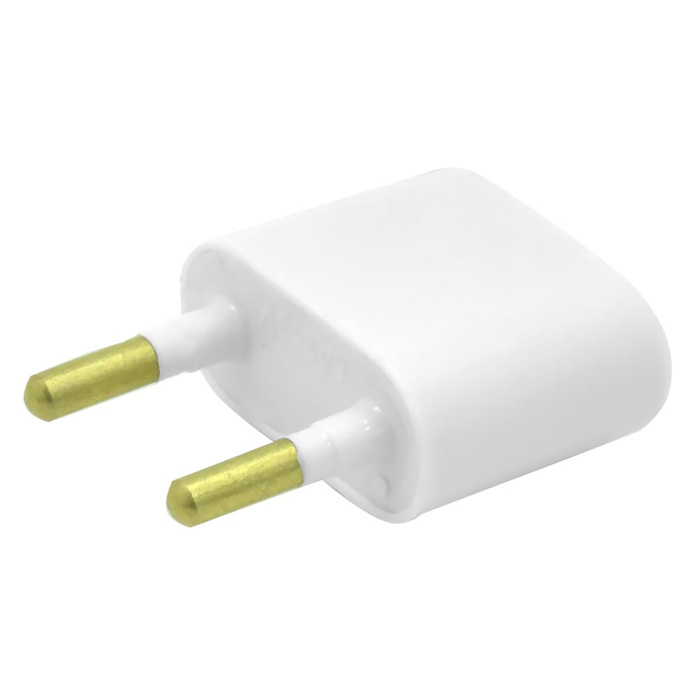 Adaptador Tomada Americano para Padrão Brasil - Branco