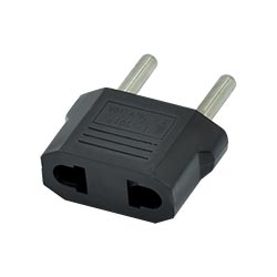 ADAPTADOR TOMADA EUROPEU PADRAO AMERICANO PRETO ADAPTADOR TOMADA EUROPEU PADRAO AMERICANO PRETO
