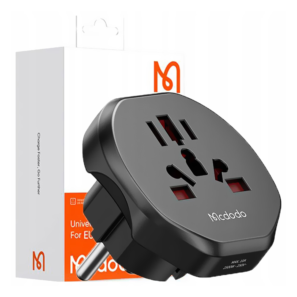 Adaptador Tomada Universal Mcdodo CP-4550 - Preto