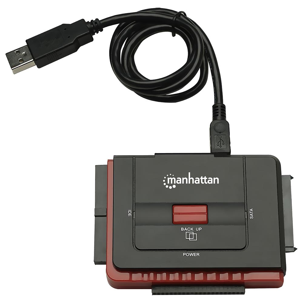 Cabo Adaptador IDE e SATA com Fonte / USB 2.0 Manhattan 179195