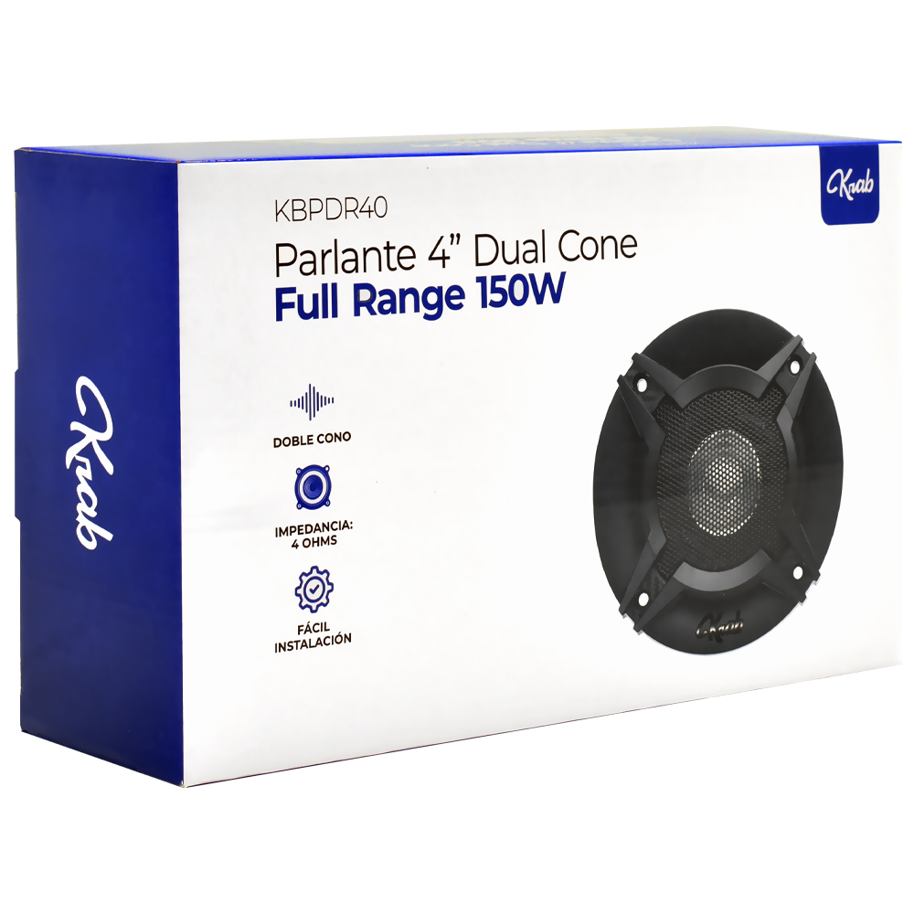 Alto Falante KRAB KBPDR40 4" / 150W - Kit com 2