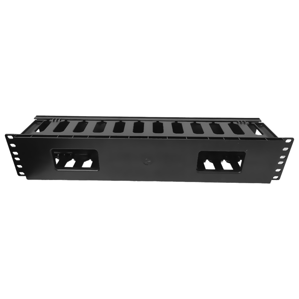Organizador de Cabos para Rack de 12 Vias - 1U-2U JZ-6010