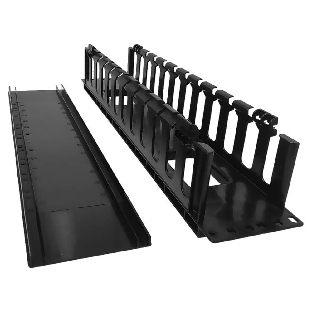 Organizador de Cabos para Rack de 12 Vias - 1U-2U JZ-6010