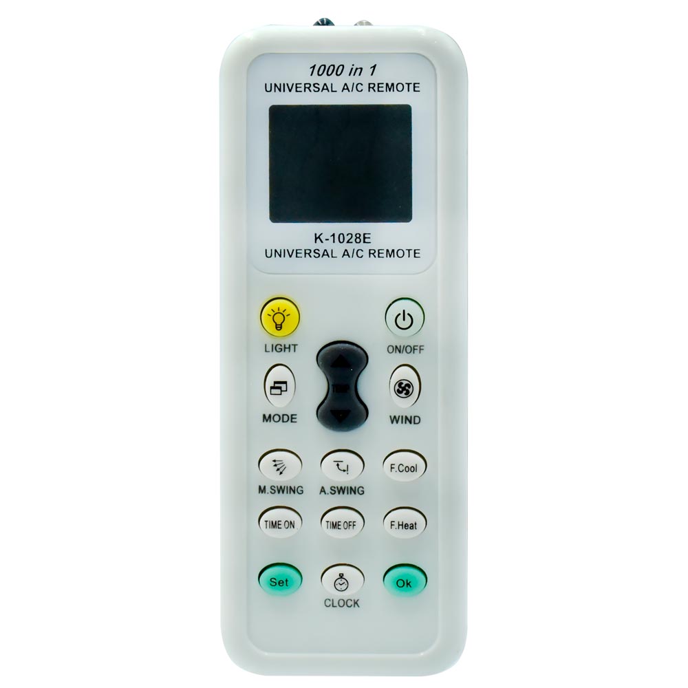 Controle Universal para Ar Condicionado Sunlight K-1028E - Branco