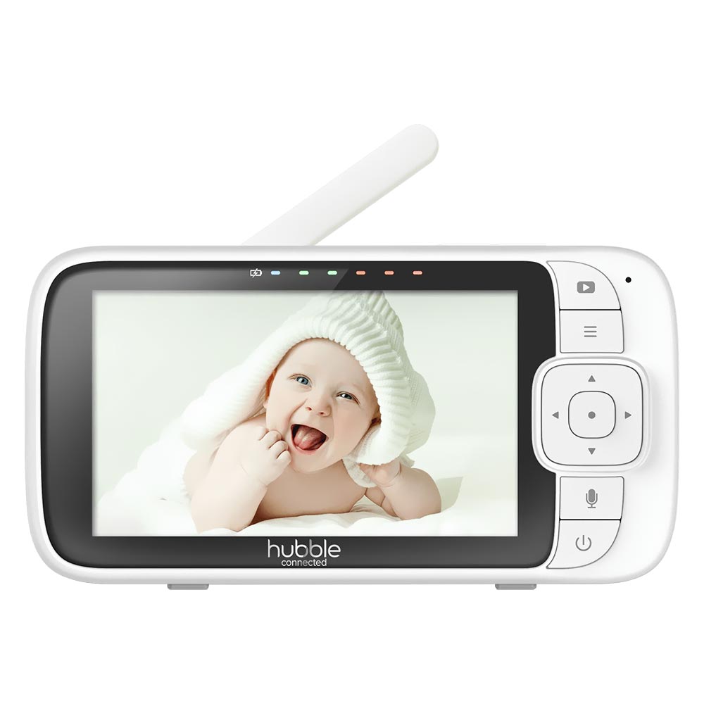 Babá Eletrônica Hubble Connected Nursery View Premium - Branco