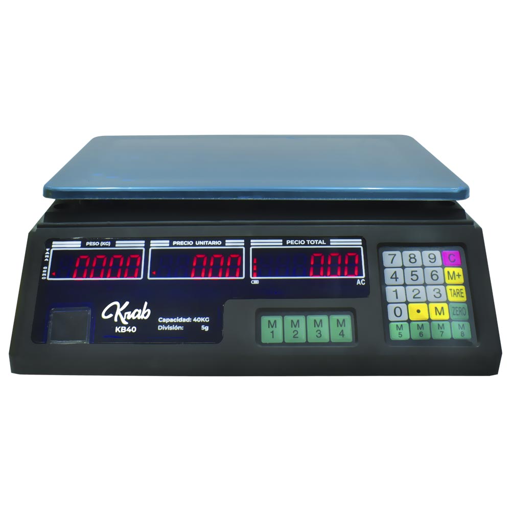 Balança Digital Comercial KRAB KB40 Preto - 40KG