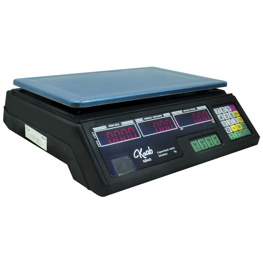 Balança Digital Comercial KRAB KB40 Preto - 40KG