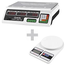 BALANCA DIGITAL QUANTA QTBD250 COMERCIAL - 40KG + BALANCA ELECTRONIC SF-400