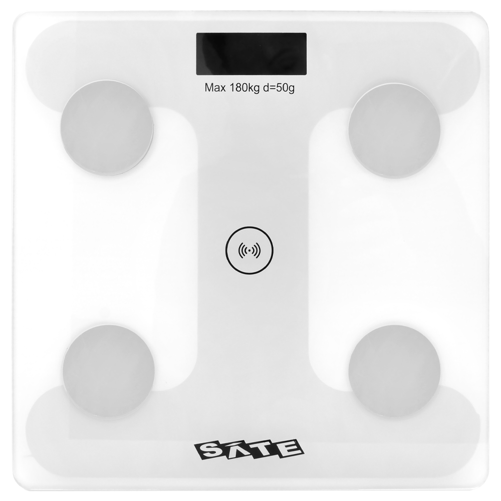 Balança Digital Satellite A-WS8812 Bluetooth / Branco - 180KG