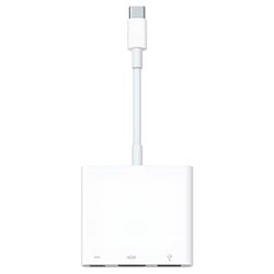 Cabo Adaptador Apple USB-C Macho para USB-C Femea / HDMI / USB MUF82ZM/A - Branco