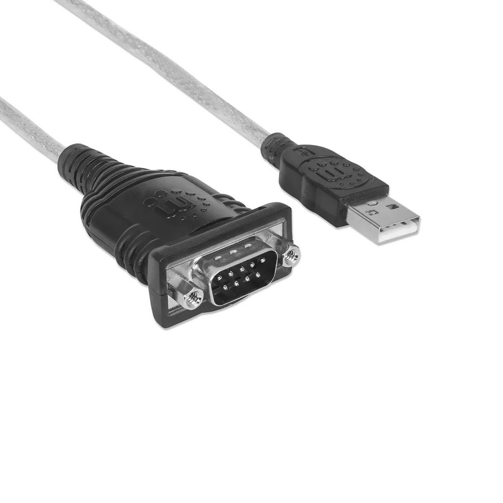 Cabo Adaptador Conversor USB para Serial Manhattan 205153