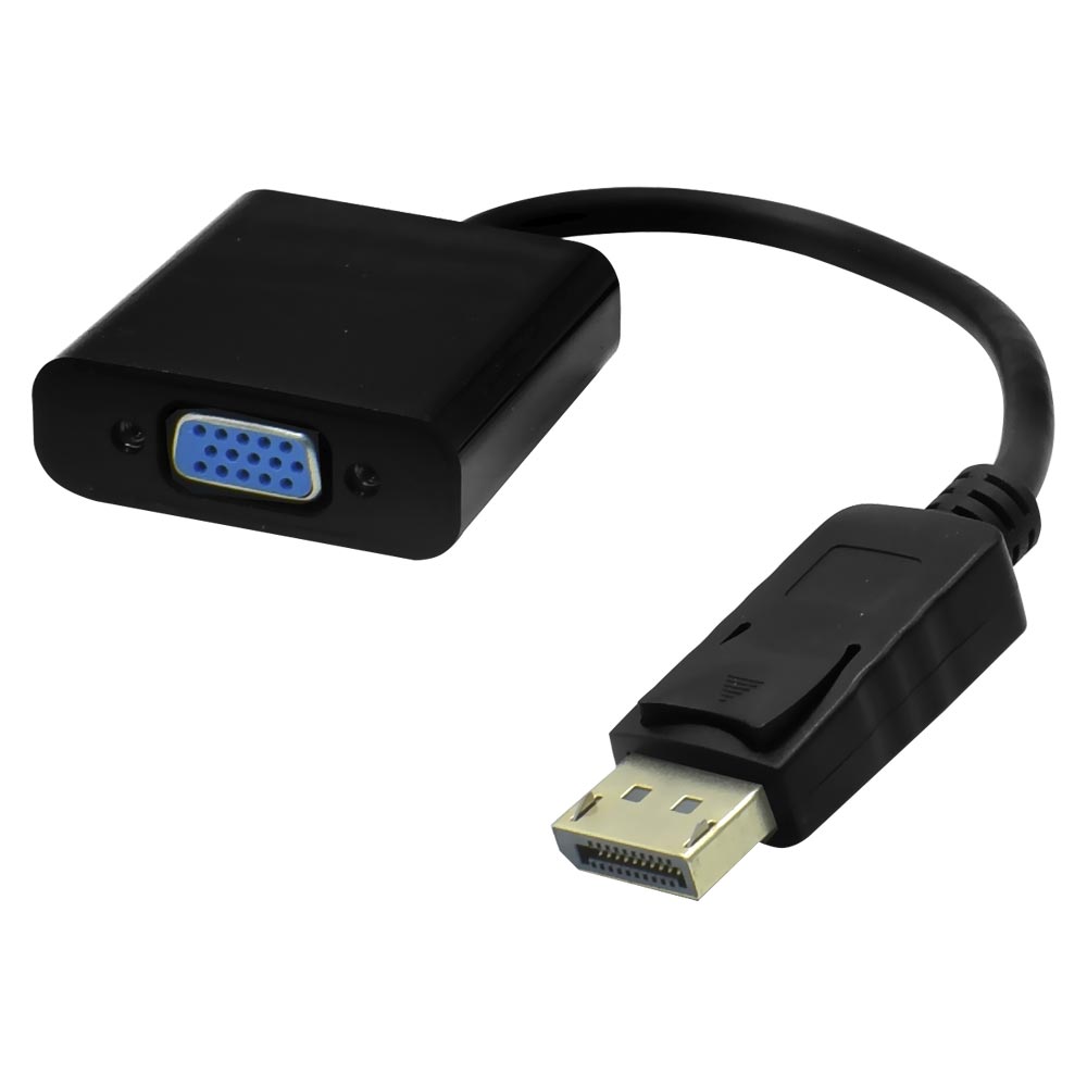 Cabo Adaptador DisplayPort para VGA - ArgomTech ARG-CB-0056