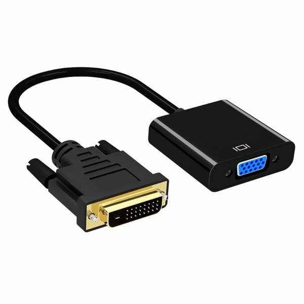 Cabo Adaptador DVI Macho para VGA Fêmea