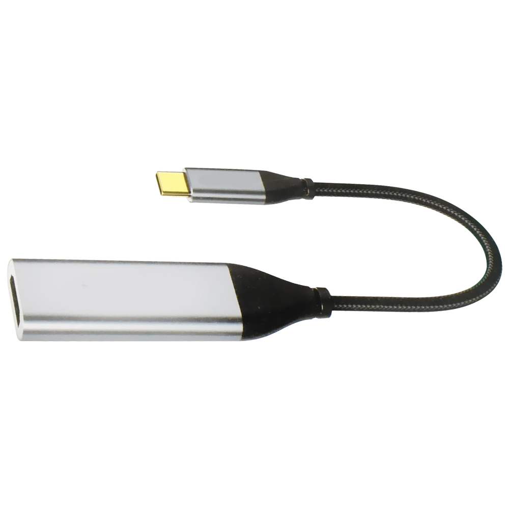 Cabo Adaptador FTX USB-C Macho para HDMI Femea 4K - Cinza (CT-160-PU31-CMHDFN1-S0.2)