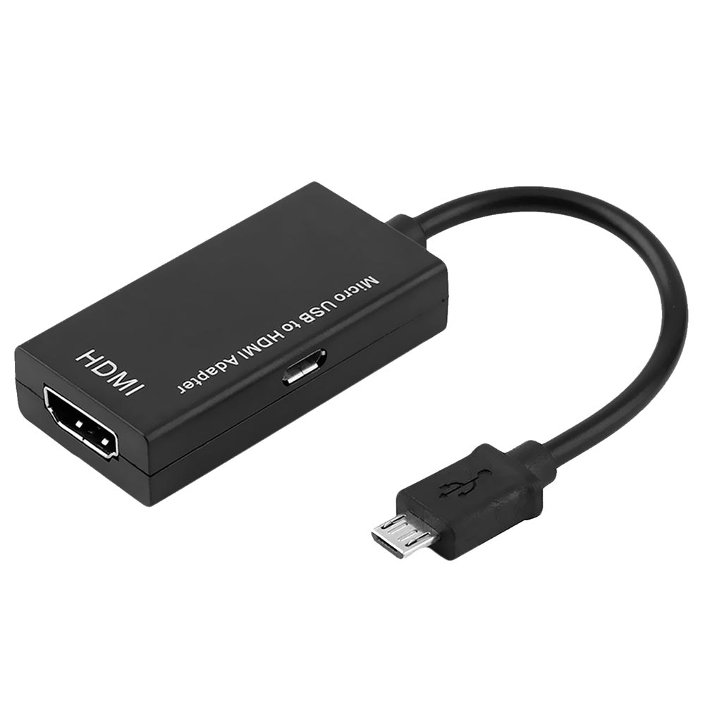 Cabo Adaptador HDMI Fêmea/Micro USB 