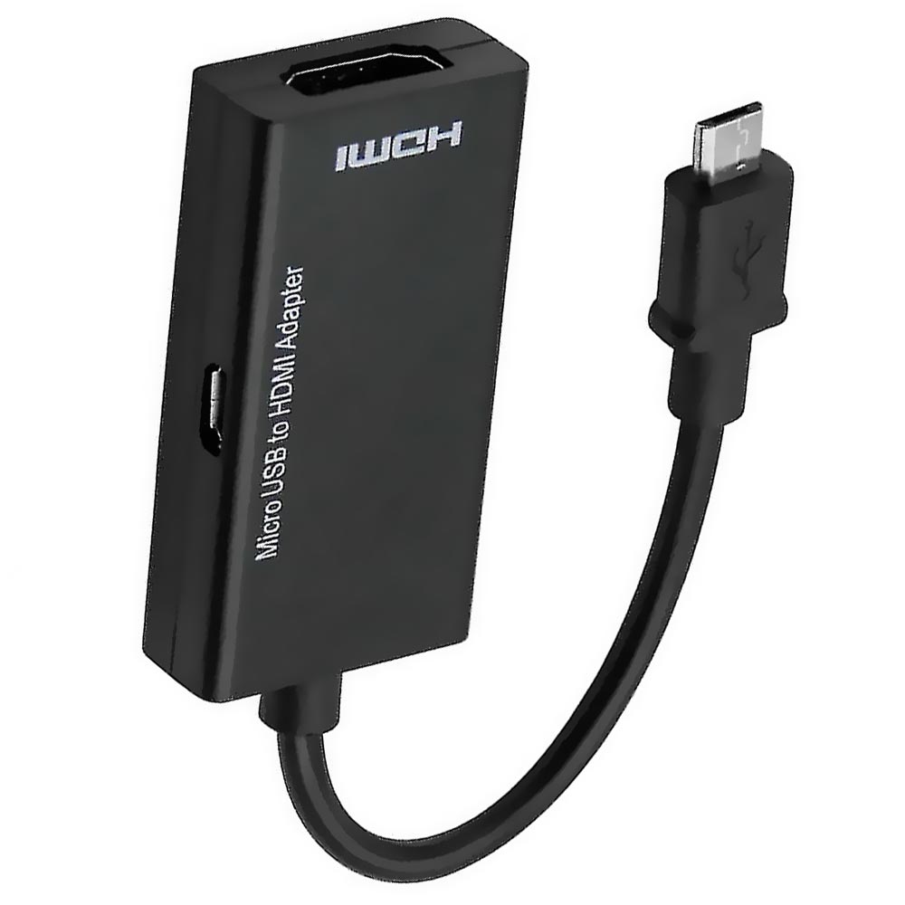 Cabo Adaptador HDMI Fêmea/Micro USB 