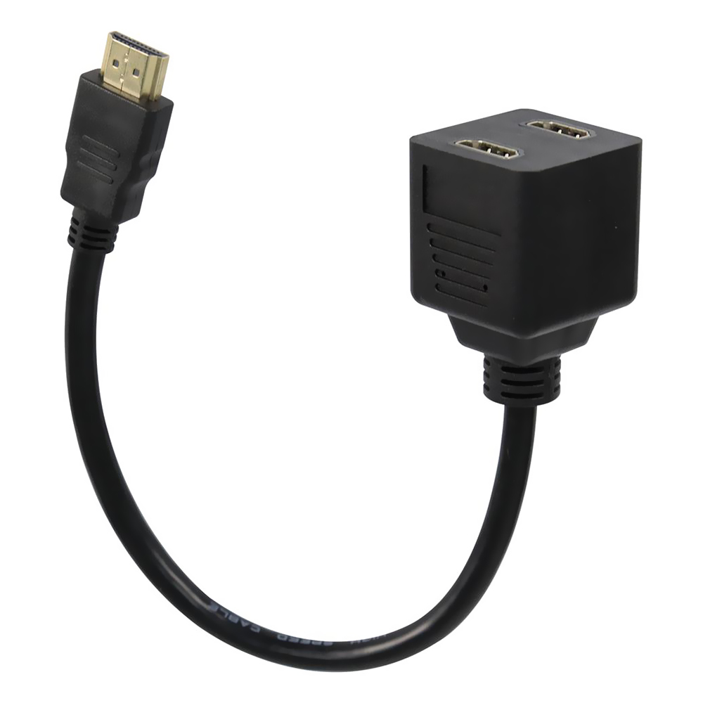 Cabo Adaptador HDMI Macho para 2 HDMI Fêmea
